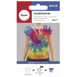 Rayher 35019372 Batik farba do rąk, jeansowy niebieski,