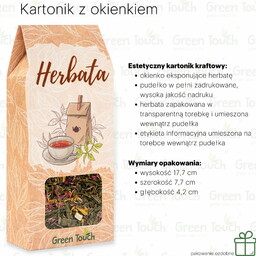 Brzoskwiniowa herbata (Pakowanie ozdobne, Kartonik z okienkiem 60