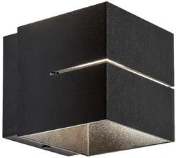 RABALUX 7017 Kaunas Lampa ścienna IP20 czarny matowy