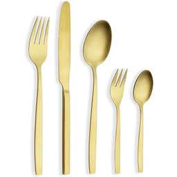 Echtwerk Positano Gold Edition Zestaw Sztućców, Złoty, 30