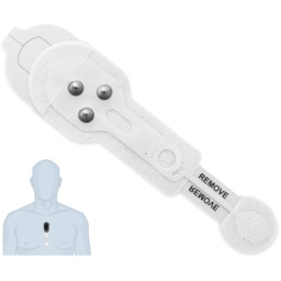 OmegaSnap 1CH 1-kanałowa elektroda EKG jednorazowa do holtera