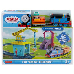 THOMAS AND FRIENDS Kolejka Dźwig Karolcia i Sandy