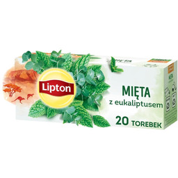 Herbatka ziołowa Lipton Mięta z eukaliptusem 20x1,3g