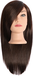 Efalock Professional Dina Główka fryzjerska 35cm brąz, włosy