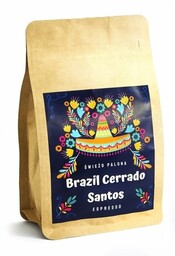 Kawa ziarnista Świeżo Palona Brazil Cerrado Santos Natural