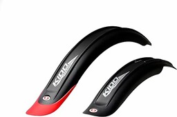 SIMPLA Unisex Youth Kido błotniki, czarny/czerwony, 20"