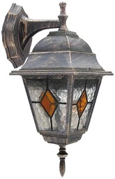 RABALUX 8181 Monaco Zewnętrzna lampa ścienna IP43 złoto