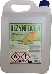 ALKOHOLOWY PŁYN DO DEZYNFEKCJI DŁONI "DEZYNFEKT H"; KANISTER;