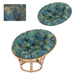 Poduszka ogrodowa na fotel Papasan kokon 114 cm