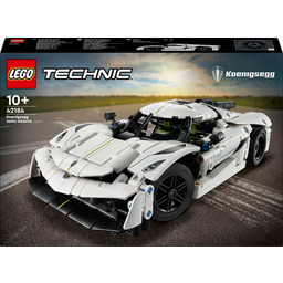 LEGO Technic 42184 Biały hipersamochód Koenigsegg Jesko Absolut