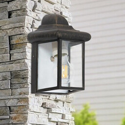 RABALUX 8754 Norvich Zewnętrzna lampa ścienna IP43 złoto