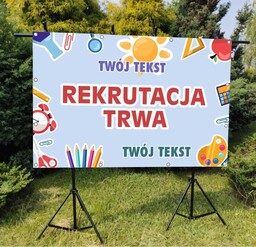 Rekrutacja- baner do szkoły i przedszkola
