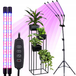 Lampa Do Uprawy Roślin 4x Led Stojąca Statyw