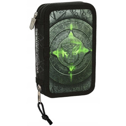 Piórnik Transformers z Wyposażeniem Dwukomorowy 2 Komory Pisaki