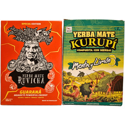 Zestaw Yerba Mate Ruvicha Guaraná 500g + Kurupi