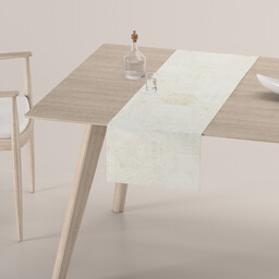 Bieżnik prostokątny, ecru ornament, 40 x 130 cm,