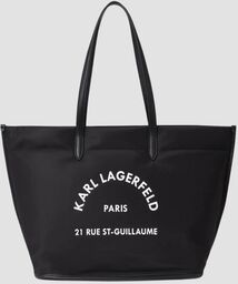 KARL LAGERFELD Czarna shopperka RSG Nylon MD Tote