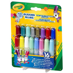 Kleje brokatowe, 16 sztuk, Crayola