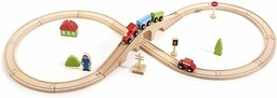 Trefl - Fun Play Railway, Wooden Toys -