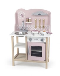 Viga, Kuchnia z akcesoriami, PolarB 44046 silver-pink, różowy