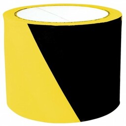 Taśma ostrzegawcza 75x100m SOLVENT żółto-czarna OFFICE PRODUCTS /15093011-06/