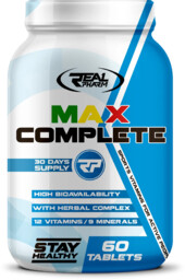 Real Pharm Max Complete 60 Tabs Vit Min
