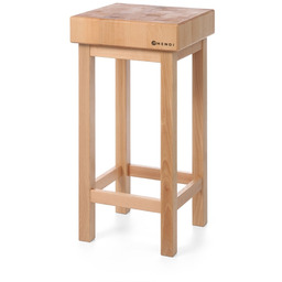 Hendi Kloc masarski - drewniany, na podstawie drewnianej,