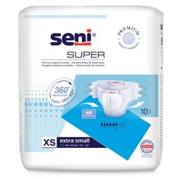 SENI SUPER Pieluchomajtki dla dorosłych XS, 10 szt