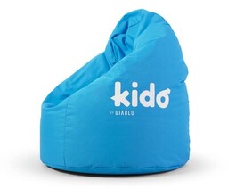 DIABLO CHAIRS Pufa worek Kido L Niebieski 110