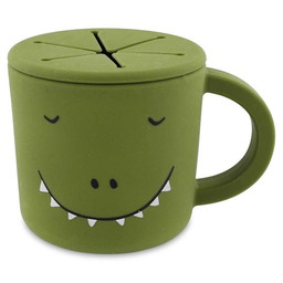 Trixie Baby Silikonowy kubek na przekąski Dinozaur