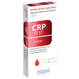 DOMOWE LABORATORIUM Test CRP z krwi (1 sztuka)