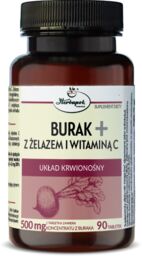 Herbapol Burak+ z żelazem i witaminą C, 90