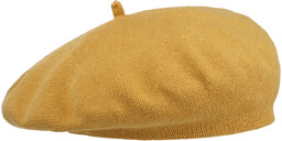 Beret Bawełniany Biskaya by Lipodo, żółty