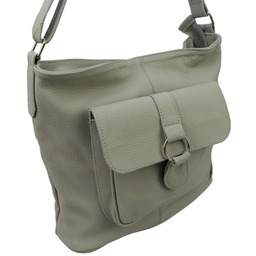 Torebka Skórzana MAGRE (PL) ROMA CIEMNA KREMOWA