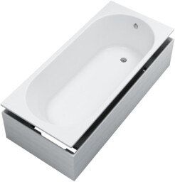 Schedpol Solia SET wanna akrylowa 150x70x57 cm biały