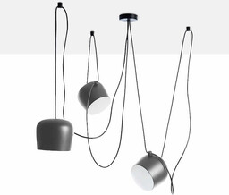 Lampa zwisająca Spider ABR-SHIL-E27-G Abruzzo pająk do jadalni