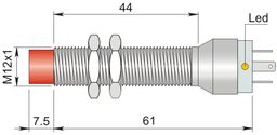 Czujnik indukcyjny 12 mm SI12-CE4 NPN NO K