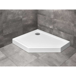 Radaway Doros PT E Compact pięciokątny brodzik asymetryczny