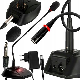 Mikrofon Biurkowy do Komputera dla Graczy Pojemnościowy Duży