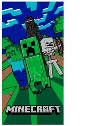 Bawełniany Ręcznik Plażowy Minecraft Zombie 140X70Cm