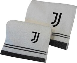 Juventus ręczniki kąpielowe, zestaw 2 ręczników kąpielowych, ręcznik