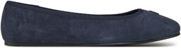 Baleriny Tommy Hilfiger Th Hardware Suede Ballerina FW0FW08655