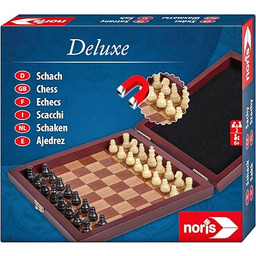 Noris 606108005 606108005-Deluxe gra podróżna w szachy, klasyczna