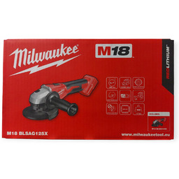 Szlifierka kątowa Milwaukee M18 BLSAG125X-0 800 W 18