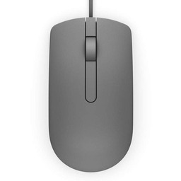 Dell Przewodowa mysz optyczna USB szara MS116