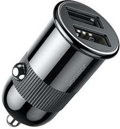 Joyroom ładowarka samochodowa 2x USB 3,1 A czarny