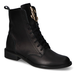 Botki Nicole 3083/001 Czarne lico