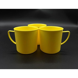 Filiżanka 180 ml zestaw 3 szt. żółty