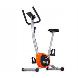 Rower mechaniczny One Fitness RW3011 Srebrno-pomarańczowy