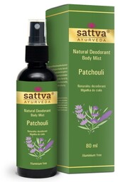 Naturalny dezodorant patchouli, Sattva, 80 ml